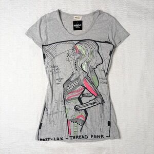 Diesel linework graphic mini dress
